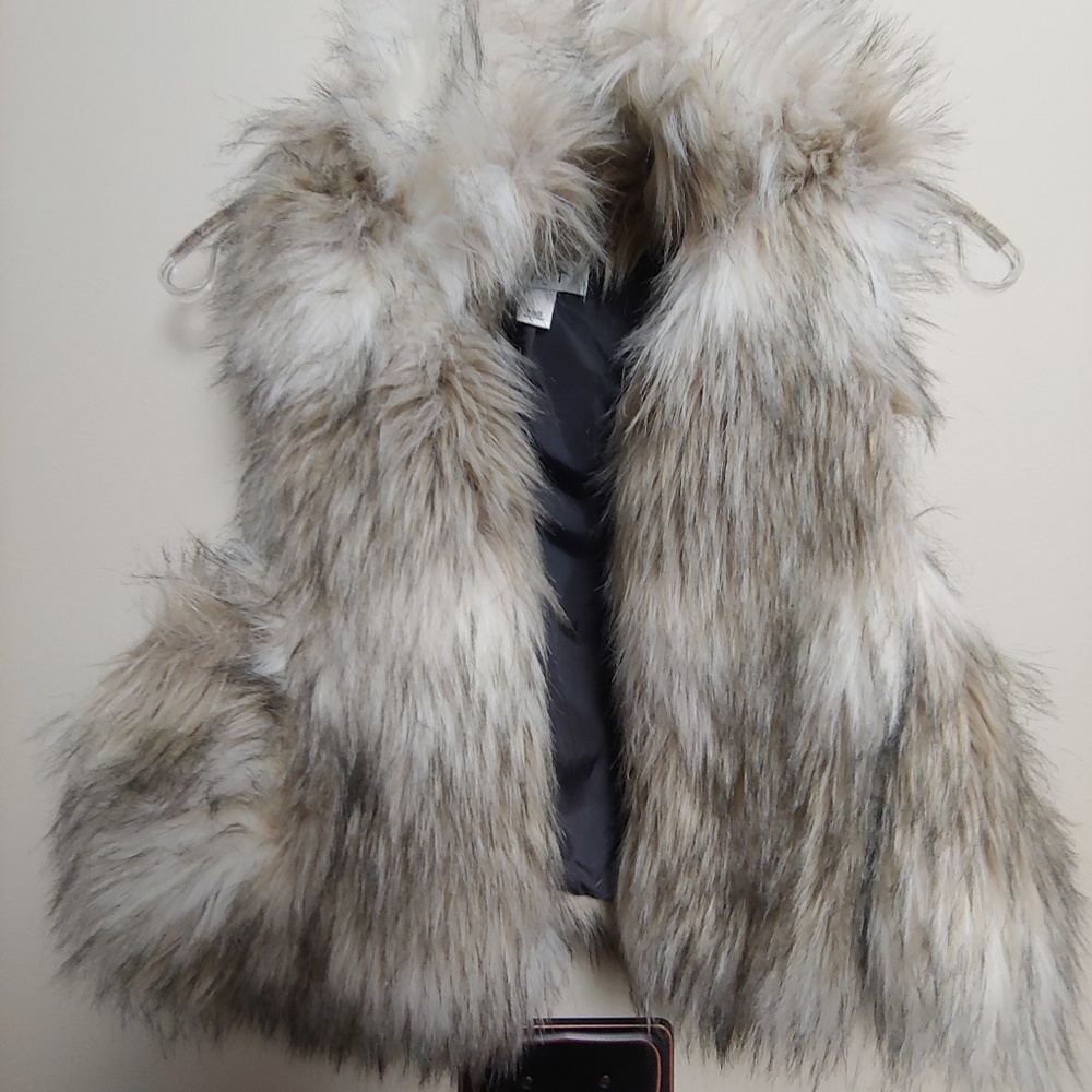 Loft faux fur vest